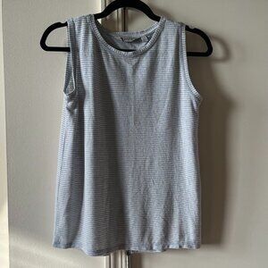 Athleta Women’s Breezy Tank top Striped‎ Minimalistic Grey size XXS